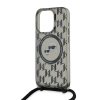 Karl Lagerfeld KLHMP15LHCKCKLCK iPhone 15 Pro 6.1 czarny/black hardcase IML Crossbody Monogram Karl & Choupette Head MagSa